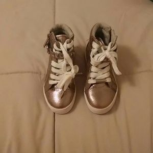 Michael Kors TODDLER metallic sneakers
